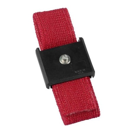 Desco Industries Inc Desco Adjustable Elastic Wrist Strap 0 - Maroon 9035